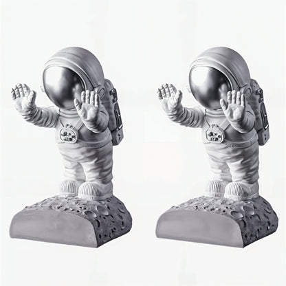 Astronaut Metalliske Bogender Dekorative Rumfartsudforsker Bogender