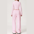 Kvinders Premium Minimal 2-delt Sæt Pink