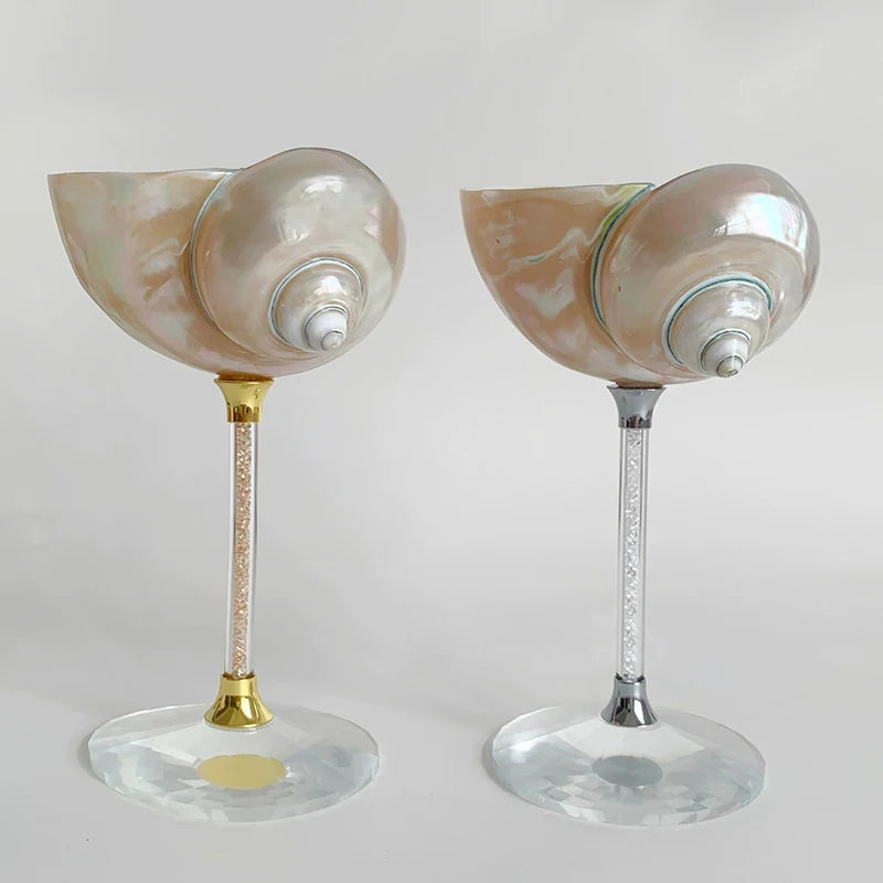 Hav-inspireret elegant blå cocktailglas