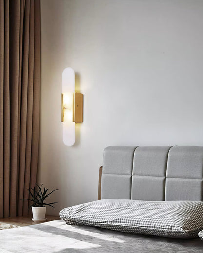 Væglampe i Marmorlook – Elegant Stemningslys