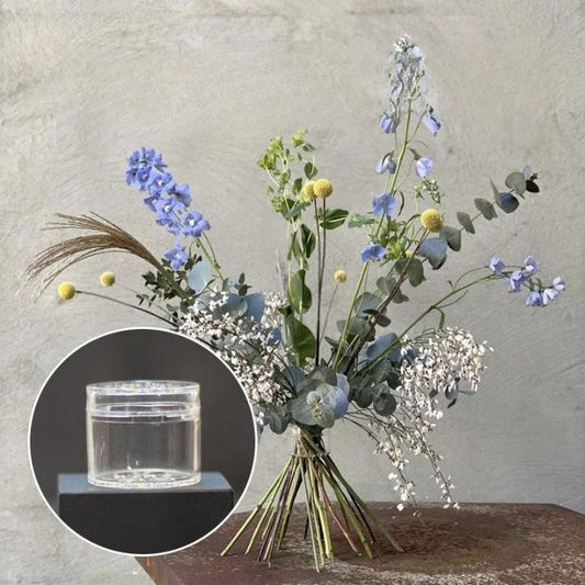Blomstret spiralindpakning til elegante blomsterarrangementer