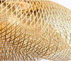 Flettet Rattan Pendelampe
