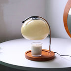 Vintage glaspedestal med elegant retrodesign