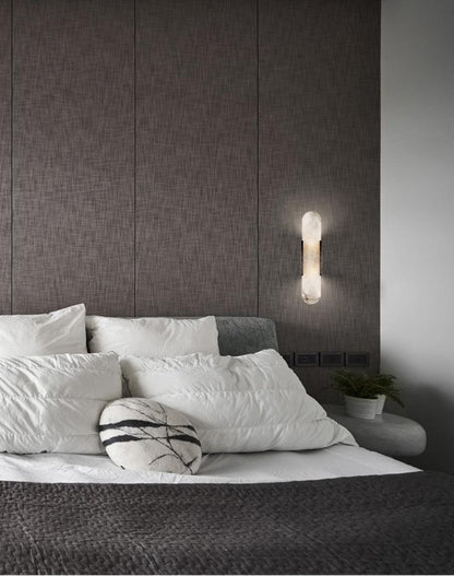 Væglampe i Marmorlook – Elegant Stemningslys