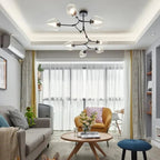 Loftlampe med Glas-Kupler – Moderne Statement