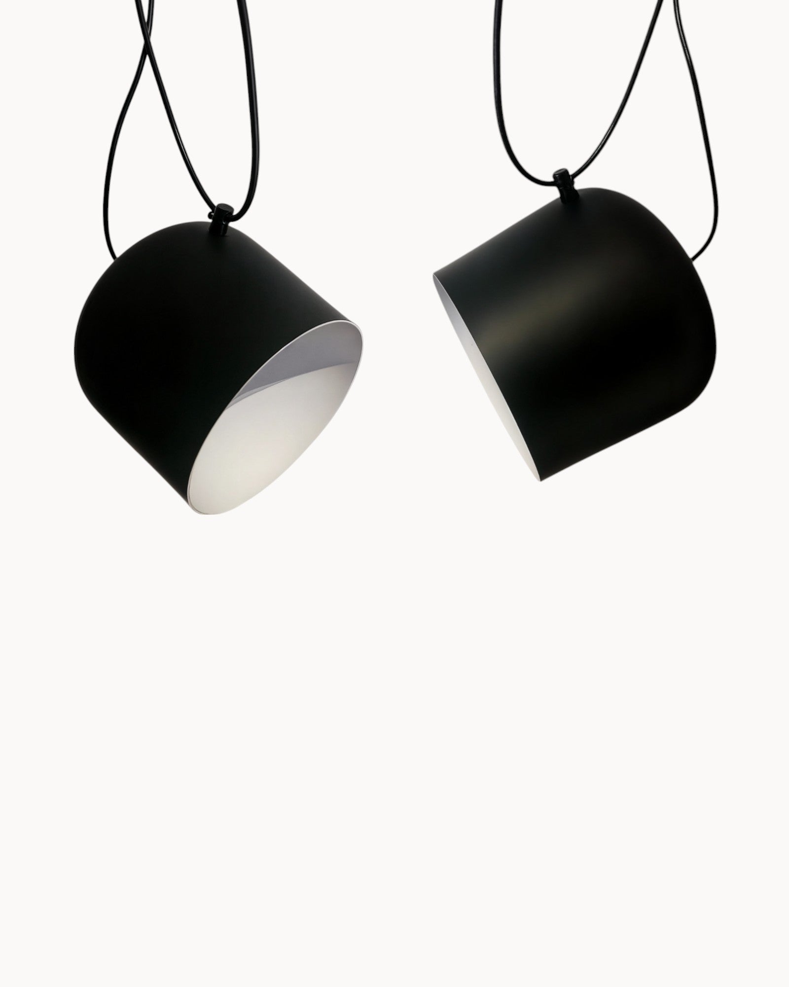 Moderne jern Aim semi-indbygningsloftslampe med E27 fatning