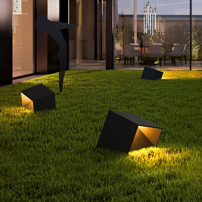 Stilfuld Cube Garden Solenergilampe til Udeliv
