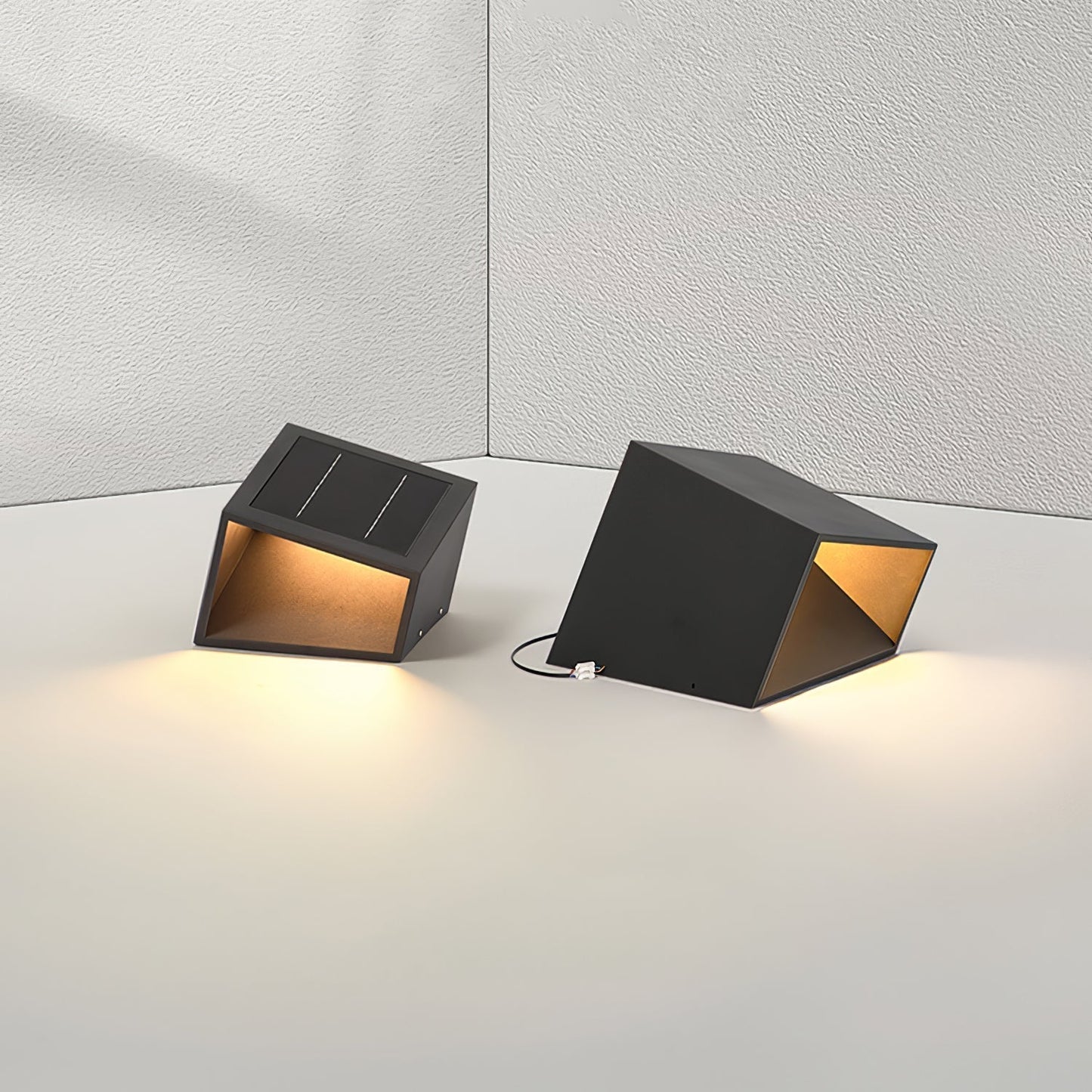 Stilfuld Cube Garden Solenergilampe til Udeliv