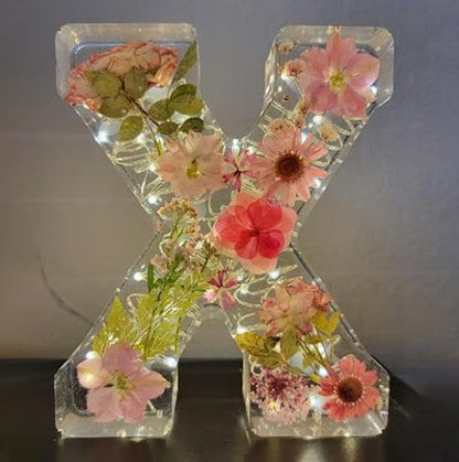 Håndlavet blomster natlampe til drømmende atmosfære