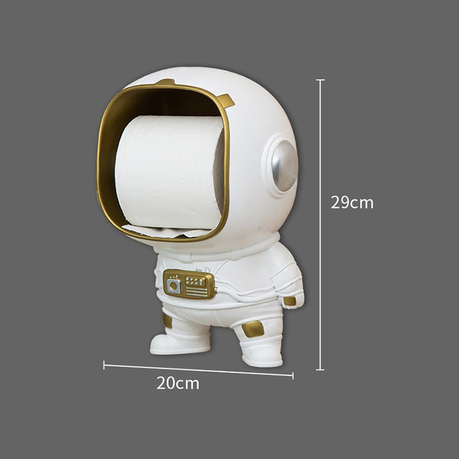 Rum-tema Astronaut Opbevaringsboks og Toiletpapirholder
