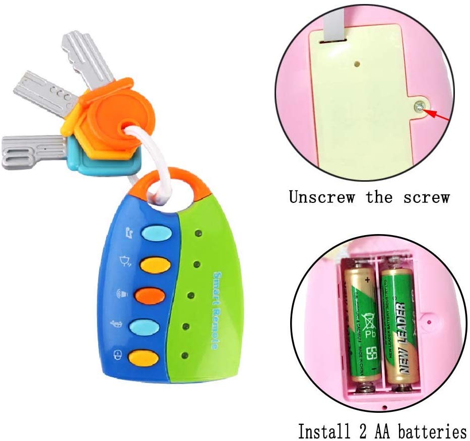 MiniMimic Playset™ | fjernbetjening og bilnøgle til babylegetøj
