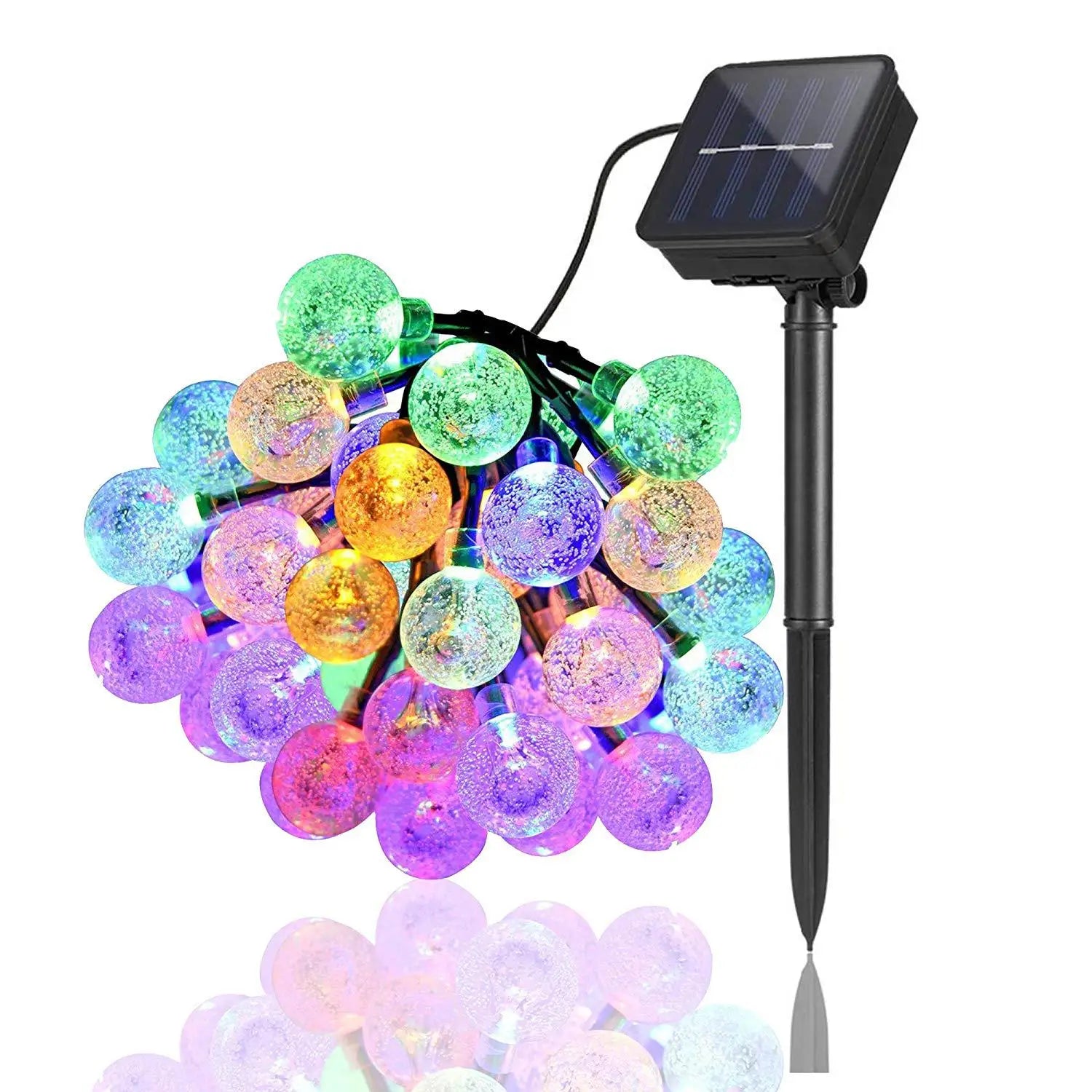 Solarite - Gør dit udendørsrum strålende med vandtætte LED-festlige lys drevet af solenergi!