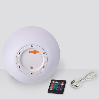 Glødende Kuglelampe – Enkel & Stemningsfuld