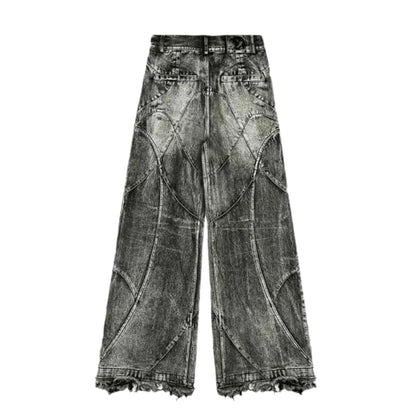 Vintor - Vintage Hip Hop Baggy Jeans til Mænd