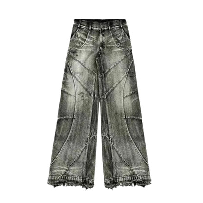 Vintor - Vintage Hip Hop Baggy Jeans til Mænd