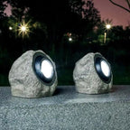 RockyLight | Magiske Solenergi Lygter i Stenformat