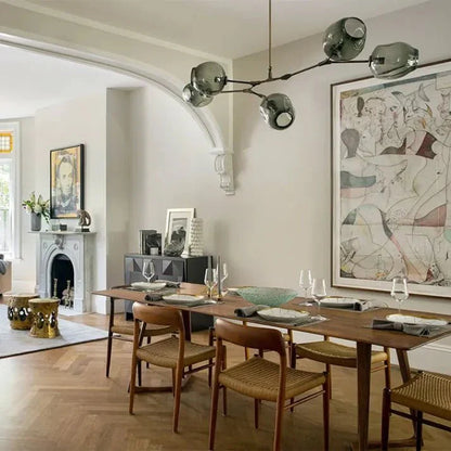 Loftlampe med Glas-Kupler – Moderne Statement
