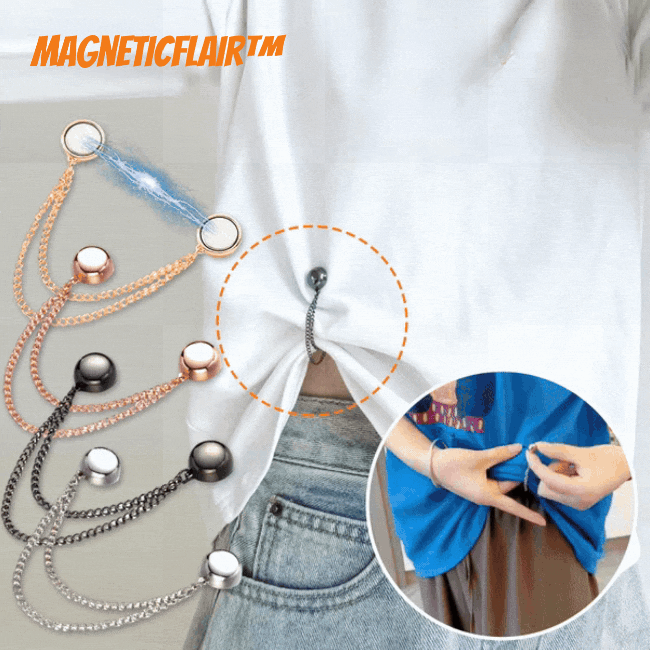 Minimalistiske magnetiske modeaccessories