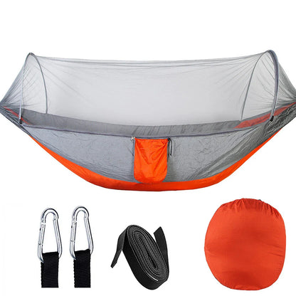 Udendørs Camping Klamboe Hængekøje Med Anti-Rul Nylon Gyngestol 260X140Cm