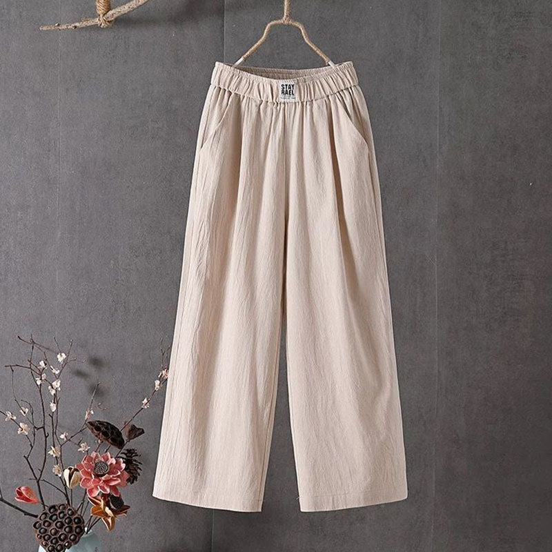 EcoEase™ - Casual Pants af bomuld og hør