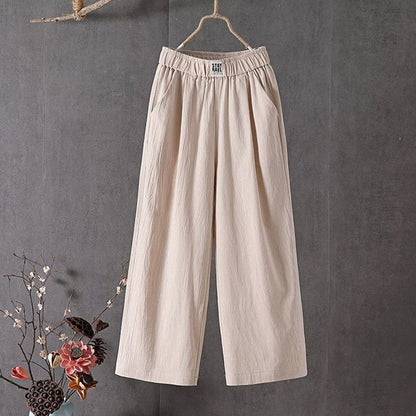 EcoEase™ - Casual Pants af bomuld og hør