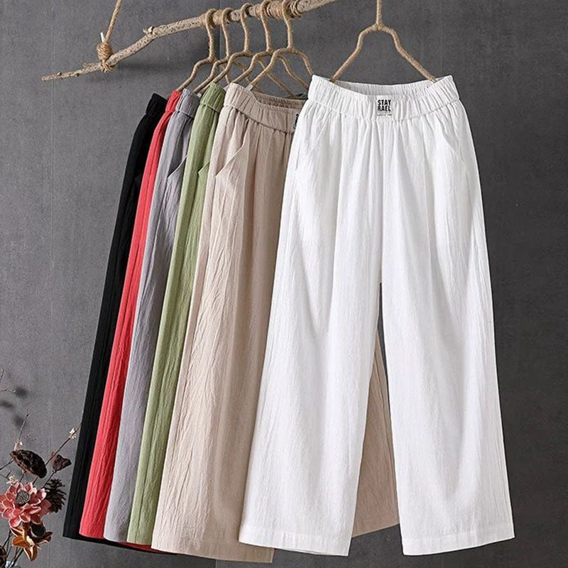 EcoEase™ - Casual Pants af bomuld og hør
