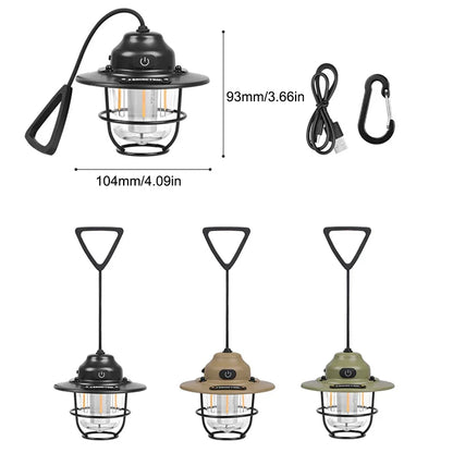 Retro LED Campinglanterne
