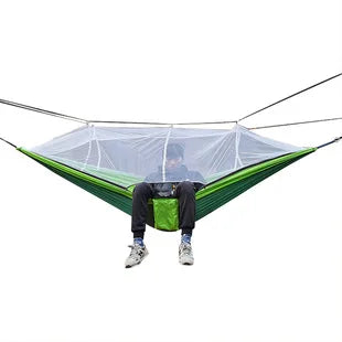 Udendørs Camping Klamboe Hængekøje Med Anti-Rul Nylon Gyngestol 260X140Cm