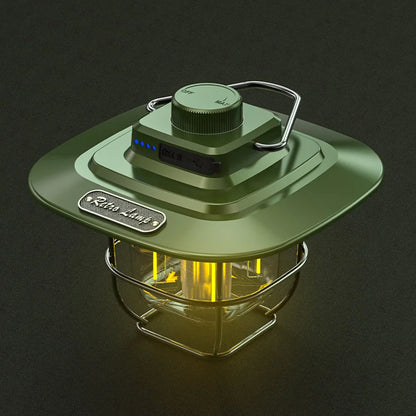 Vintage-inspireret Retro Genopladelig LED Campinglanterne