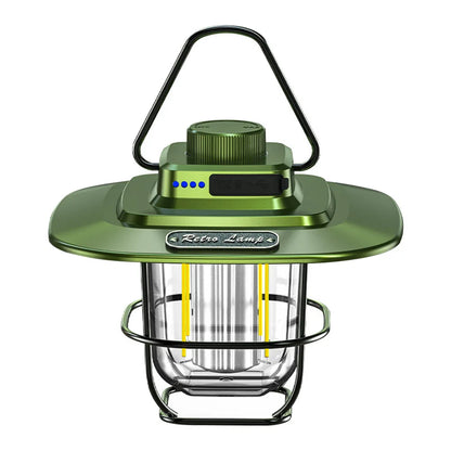 Vintage-inspireret Retro Genopladelig LED Campinglanterne