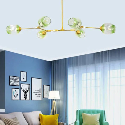 Loftlampe med Glas-Kupler – Moderne Statement
