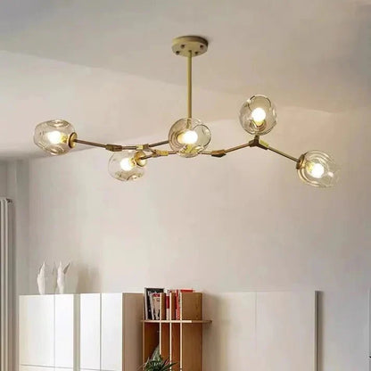 Loftlampe med Glas-Kupler – Moderne Statement