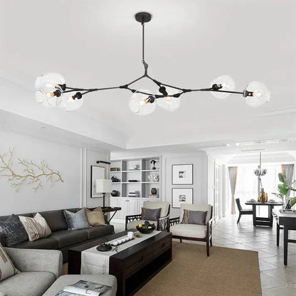Loftlampe med Glas-Kupler – Moderne Statement
