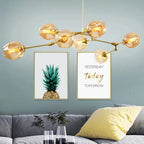 Loftlampe med Glas-Kupler – Moderne Statement