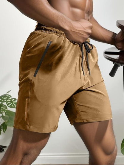 Herre afslappede shorts med snøre i taljen