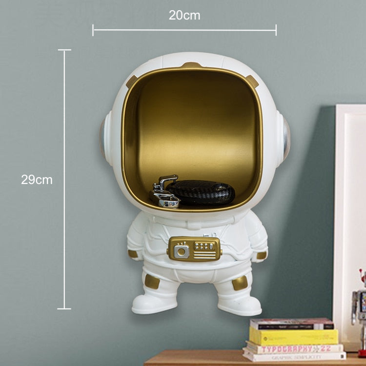 Rum-tema Astronaut Opbevaringsboks og Toiletpapirholder