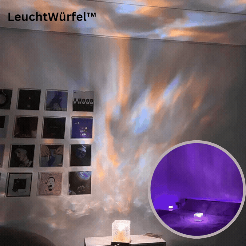 Moderne minimalistisk kube LED-lampe