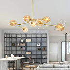 Loftlampe med Glas-Kupler – Moderne Statement