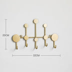 Minimalistiske moderne vægkroge til elegant hjemmeorganisering