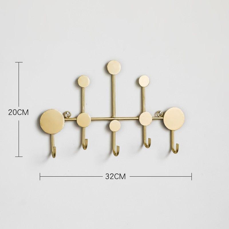 Minimalistiske moderne vægkroge til elegant hjemmeorganisering