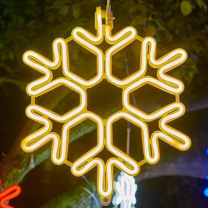 Magisk LED Snefnugsbelysning til en Fortryllende Jul!