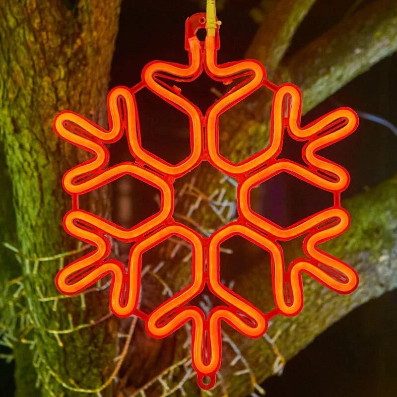 Magisk LED Snefnugsbelysning til en Fortryllende Jul!