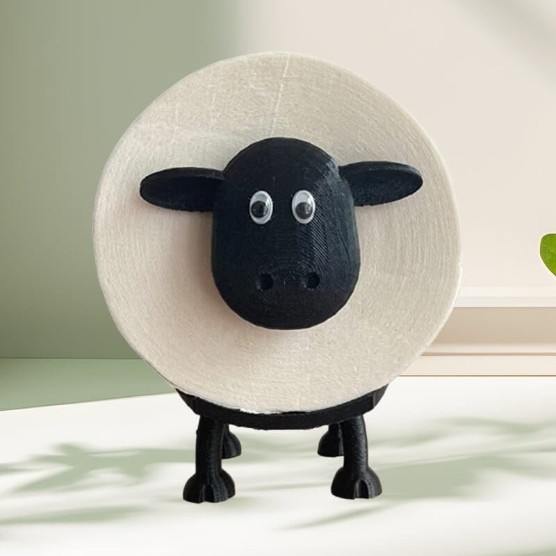 Rustik Fåre Toiletpapirholder Stativ