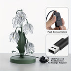 Blomsterformet LED Bordlampe til Moderne Hjemmedekoration