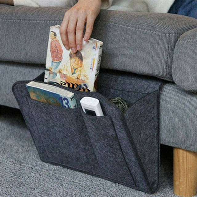 Premium filt opbevaringsorganisator til sofa og sengeskab