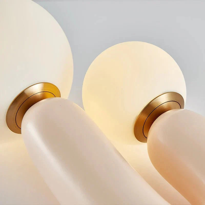Elegant glasbordlampe til hyggelig stemningsbelysning