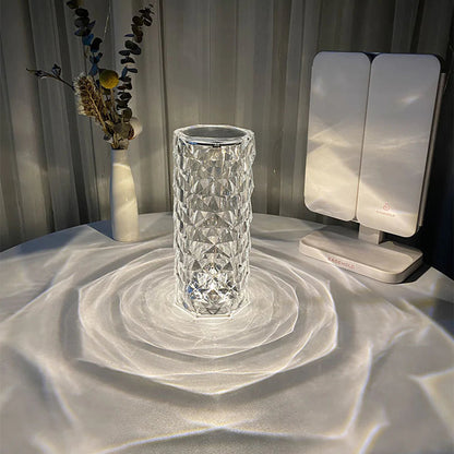 Krystal LED Bordlampe – Magisk Lysspil
