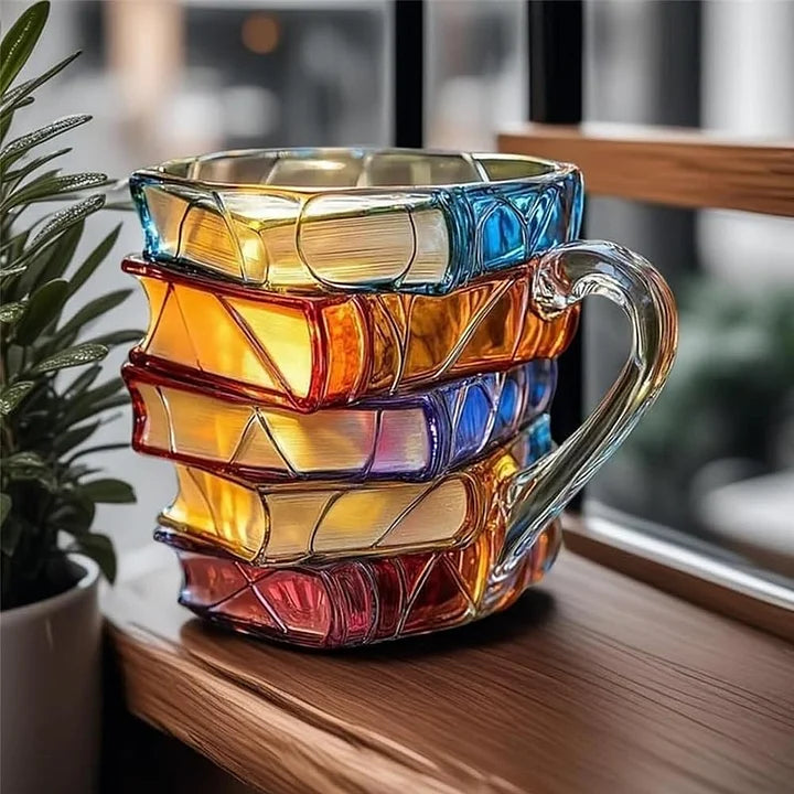 Hyggelig keramikkrus med boginspireret design