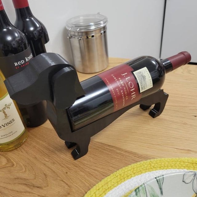 Gravhund Vinflaskeholder Dekorativ Stand