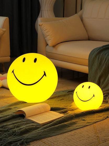 LED Smilestemningslampe Hjemmeindretning Natlys